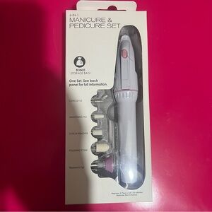 6-in-1 Manicure & Pedicure Set - White